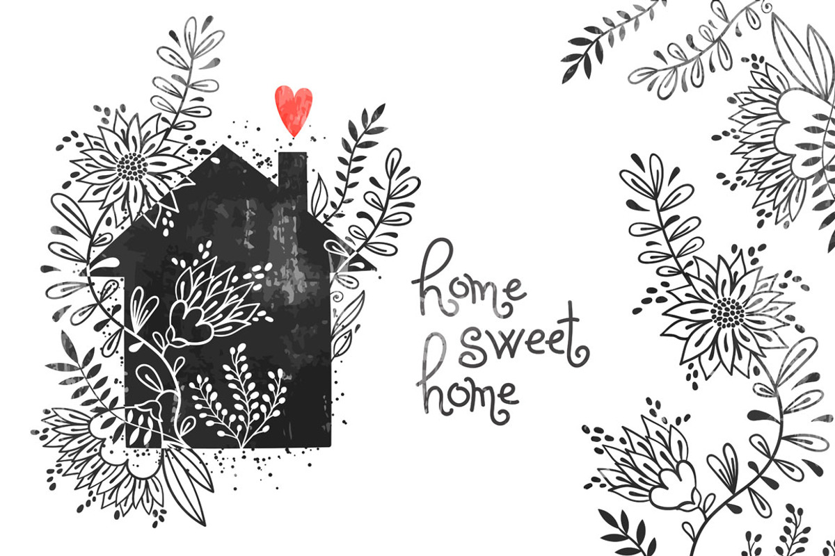 Home Sweet Home, a Decorative Illustration by Baksiabat (Photo 1 of 4)