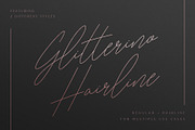 Glitterino - Stylish Script Font, a Script Font by AlienValley (Thumbnail 2 of 6)