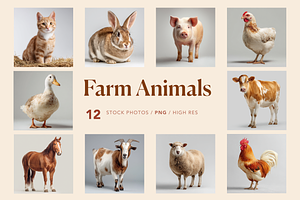 Farm Animals, an Animal Photo by Typedreams.site
