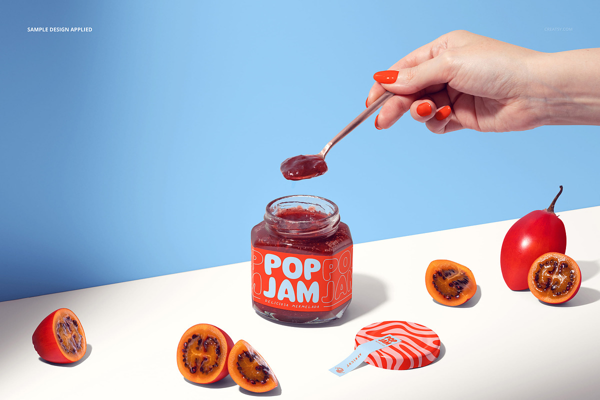 Jam Jar Mockup Bundle, a Cups & Container Mockup by creatsy5 (Photo 60 of 65)