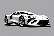 Fast Sport Car Outline Set, an Illustration by jahid234 (Thumbnail 3 of 9)