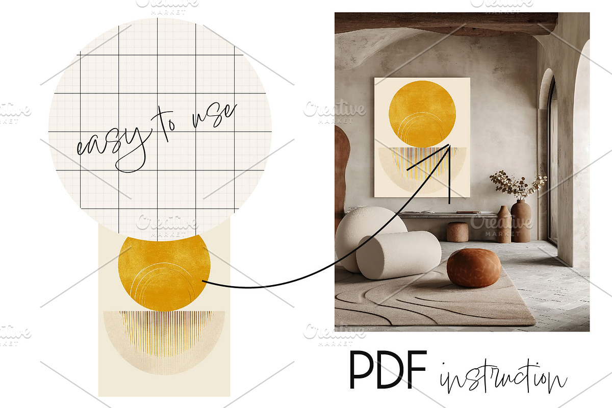 MEDITERAN Canvas Mockup Scene, a Household Mockup by MOAROShop (Photo 5 of 6)