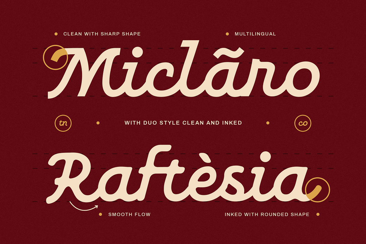 Alma Maison - Vintage Script Font, a Script Font by Typia Nesia (Photo 2 of 13)