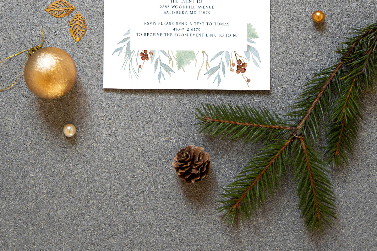 Сhristmas 5x7 Card Mockup, a Product Mockup by ILoveMockupDesign (Photo 4 of 9)