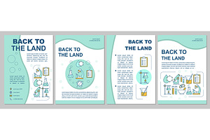 Back To The Land Brochure Template