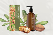 Cosmetic Ingredients Watercolor set, a Healthcare Illustration by Volha Studio (Thumbnail 2 of 19)