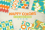 HAPPY COLORS, 30 patterns, a Pattern Graphic by pineart (Thumbnail 1 of 6)