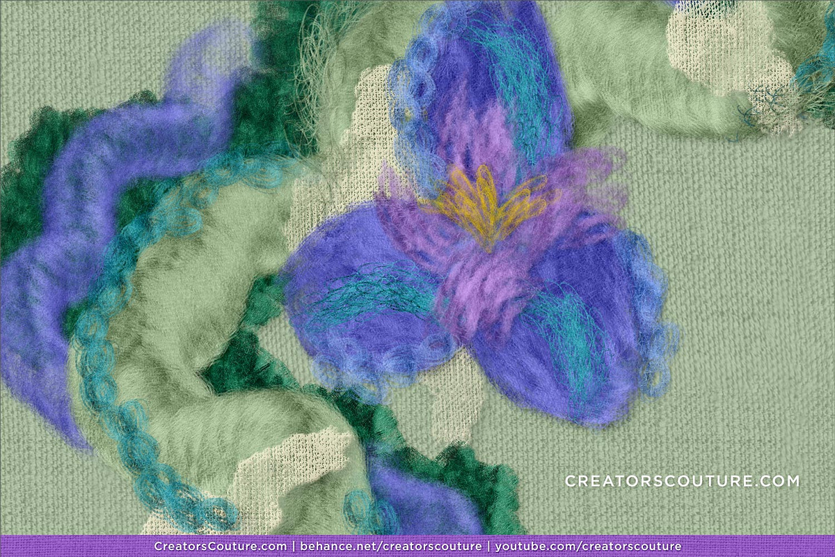 Realistic Fiber Effect Brush Studio, a Brush Add-On by Creators Couture (Photo 10 of 25)