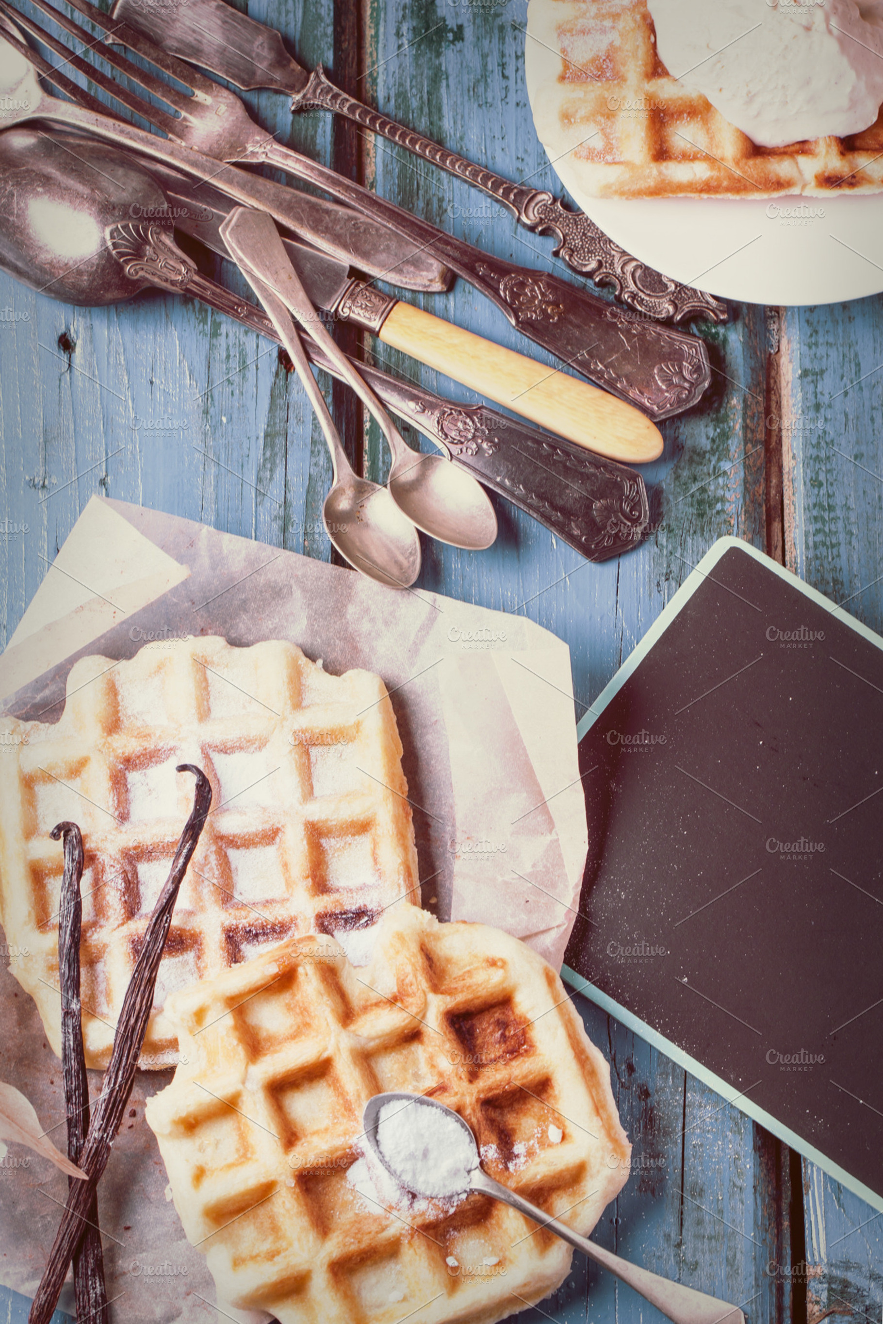 Belgian Waffles Stock Photo Containing Waffles And Waffle