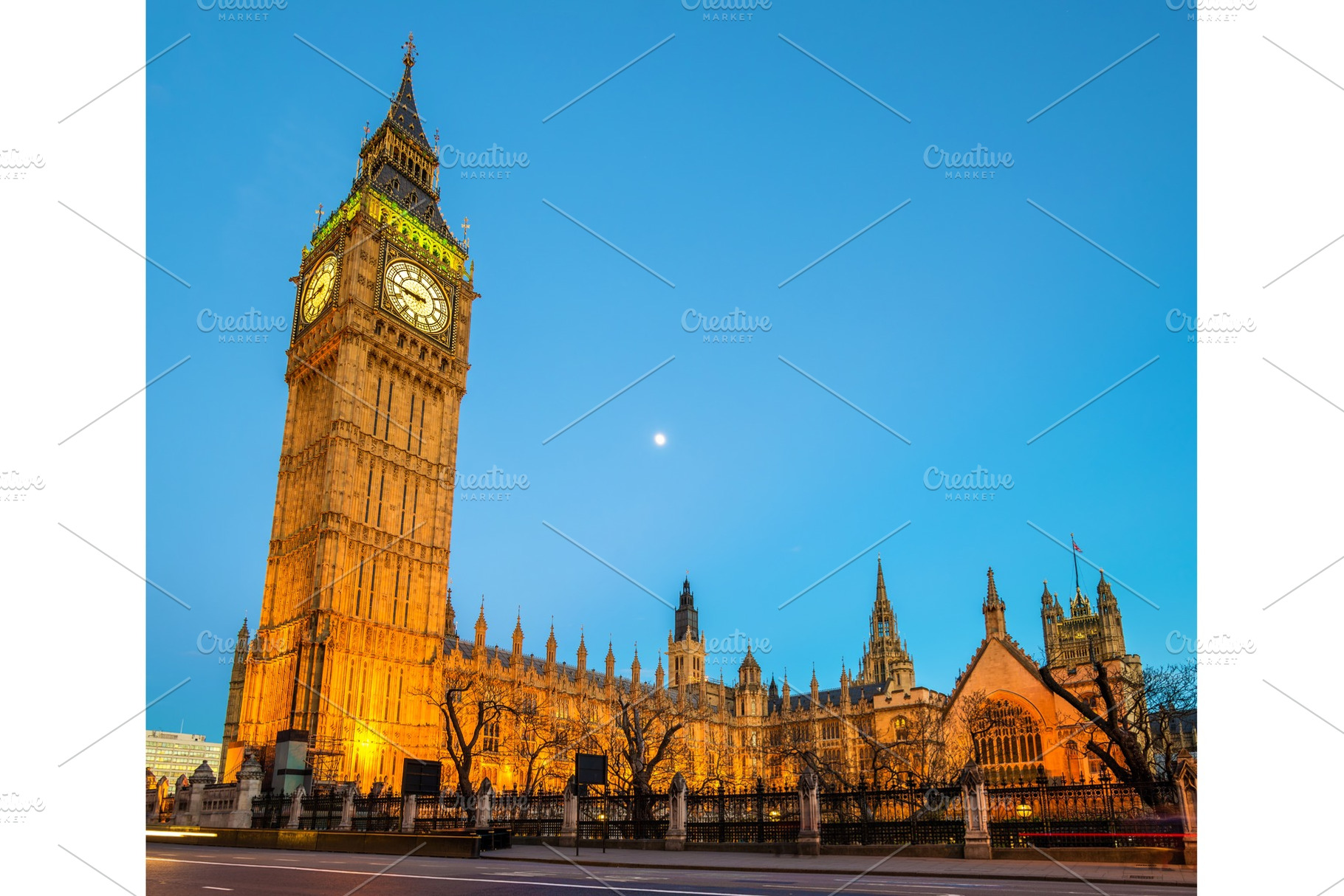 The Elizabeth Tower of the Palace of Westminster (Big Ben), an Architecture Photo by Leonid Andronov