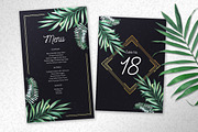 Tropical Midnight Wedding Suite, an Invitation Template by HannaSymo (Thumbnail 5 of 6)