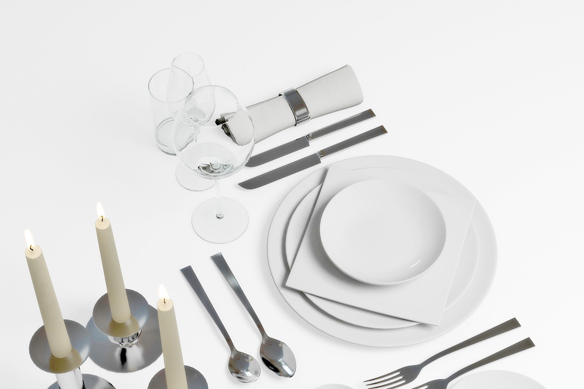 Tableware 04, an Object 3D Model by 3dcruz (Photo 9 of 9)