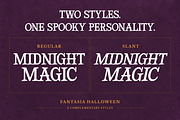 Fantasia Halloween - Spooky Typeface, a Serif Font by agnyhasyastudio (Thumbnail 6 of 13)