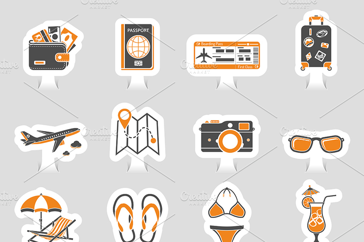 Vacation and Travel Themes, a Technology Illustration by TAlex (Photo 6 of 7)