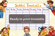 Little Students - Watercolor Clipart, an Education Illustration by Mashamashastu (Thumbnail 11 of 15)