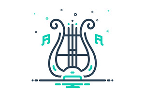 Symphony music mix icon, a Duotone Icon by Creative priyanka