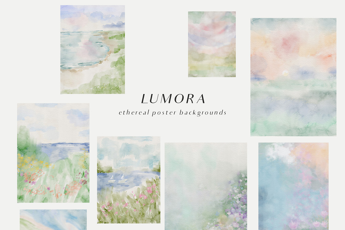 Abstract background textured posters, a Background Graphic by Grace Noboa Illustrations (Photo 16 of 19)