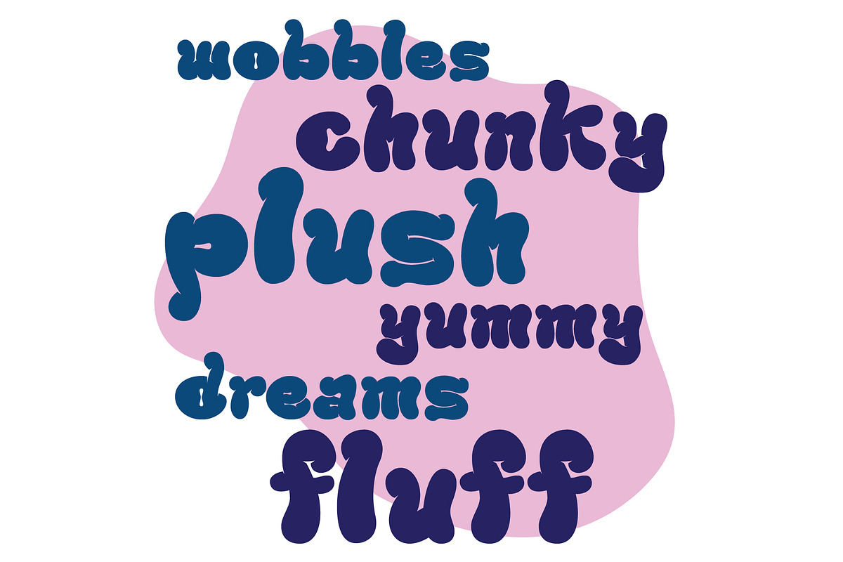 Thickum Thighs - juicy display font, a Serif Font by Font Infusions (Photo 9 of 13)