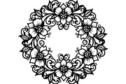 Black Floral Mandala Bundle, an Illustration by Designer_Momina (Thumbnail 19 of 20)