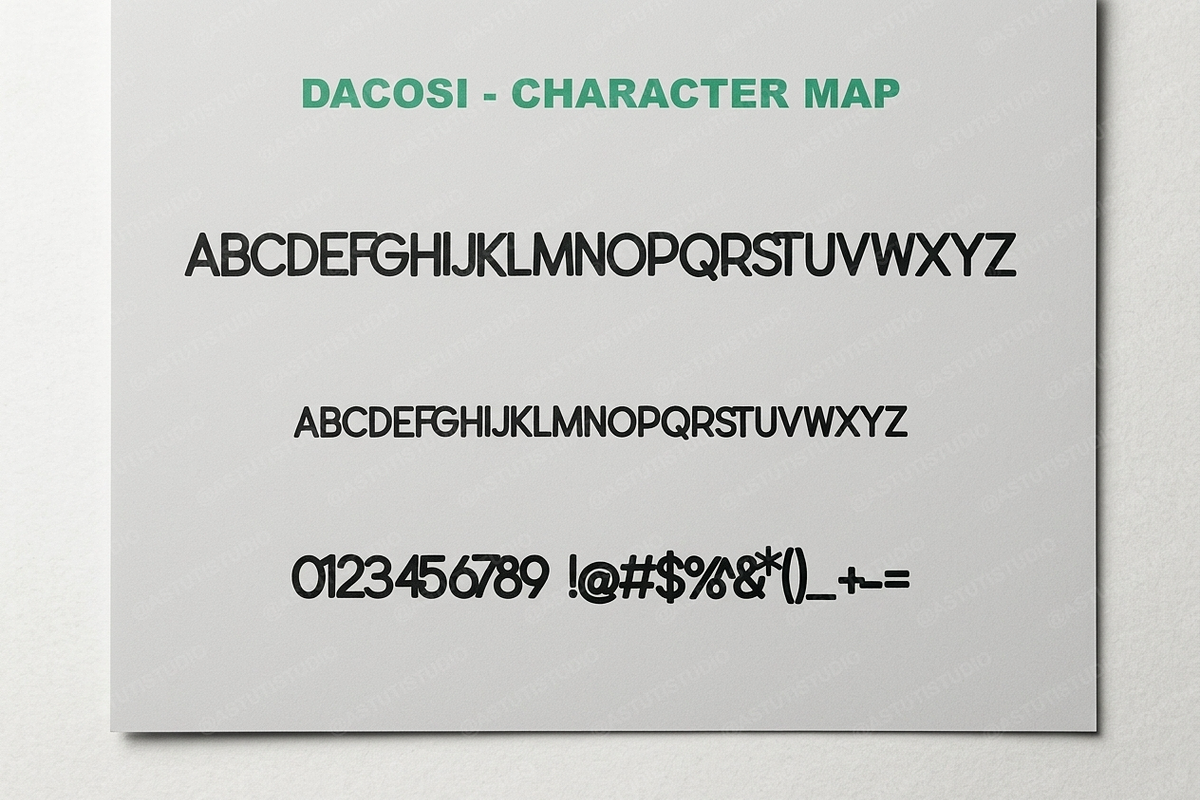 Dacosi - Elegant Serif Typeface, a Serif Font by Astuti Studio (Photo 3 of 25)