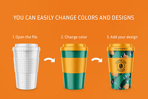 Reusable Coffee Cup Mockup