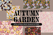 36 Autumn Floral Patterns, a Pattern Graphic by angelainthefields (Thumbnail 1 of 7)