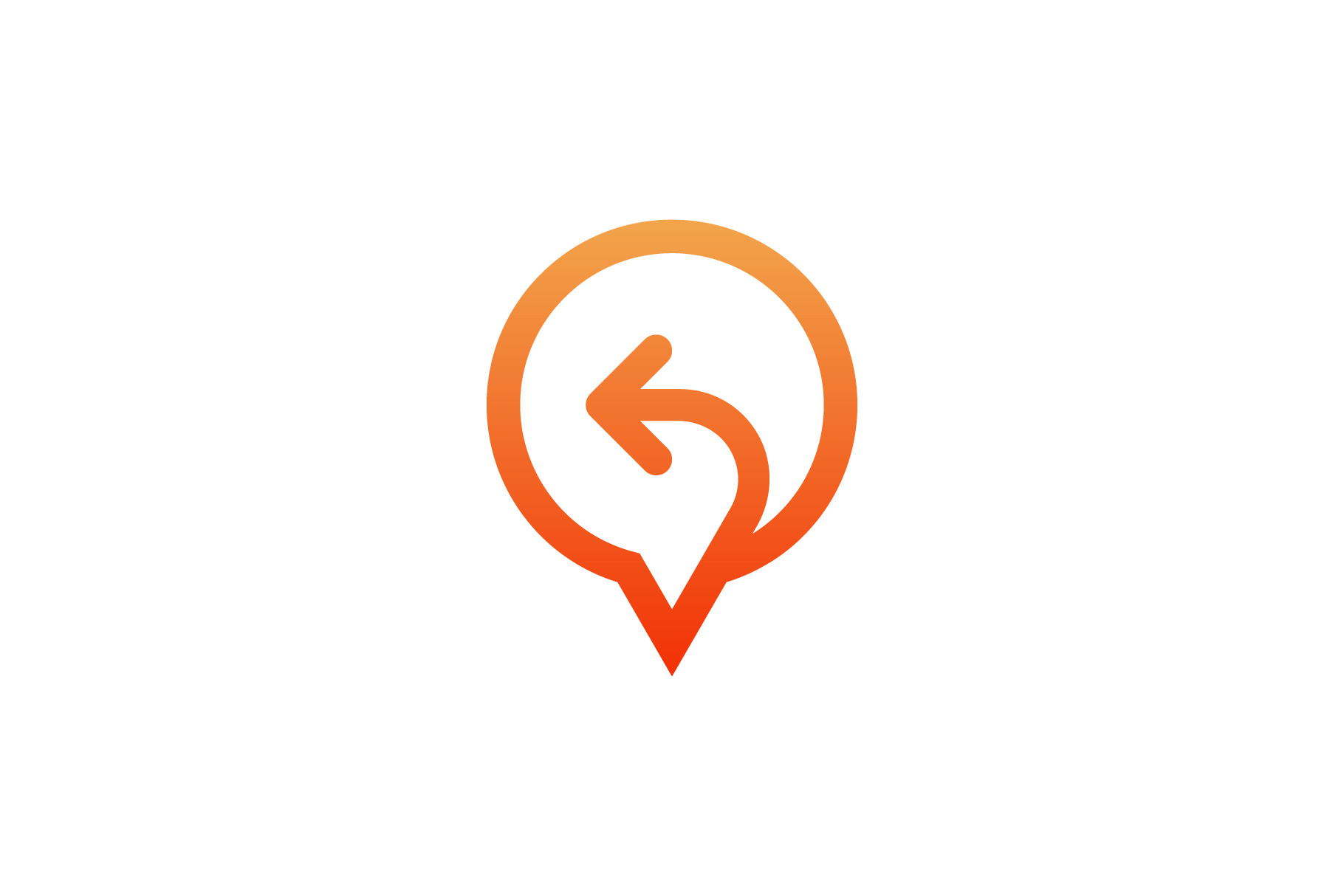 back verse arrow reply message logo, a Branding & Logo Template by ...