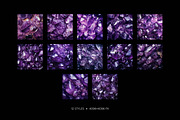 Amethyst gemstone wallpaper pack, a Wallpaper Graphic by existacial (Thumbnail 2 of 4)