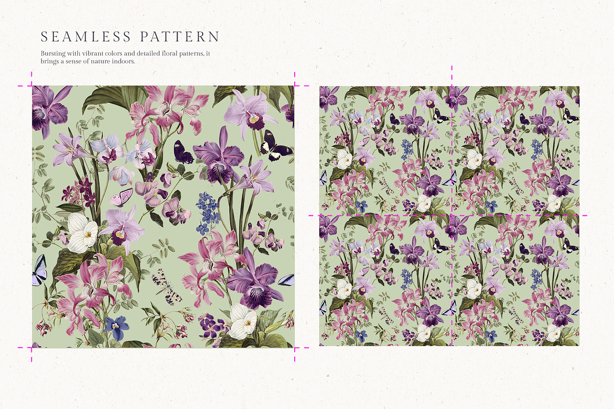 JUNO Flower Floral Seamless Pattern, a Pattern Graphic by Veris Studio (Photo 10 of 14)
