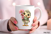 Whimsical Spring Birds Clipart PNG, an Illustration by Craft Nest (Thumbnail 8 of 11)