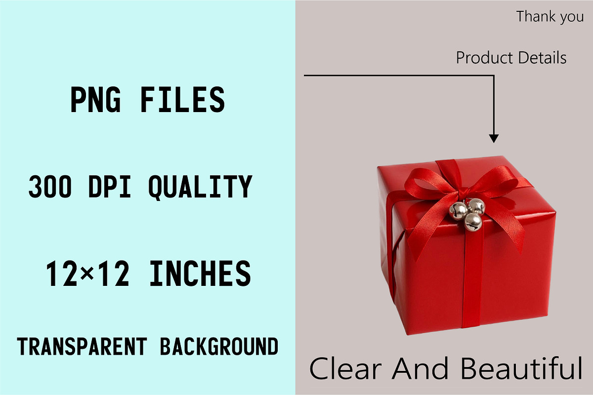 Christmas Gifts Box Clipart Bundle., an Illustration by SVGArt (Photo 3 of 8)