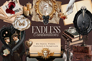 Dark Academia Collage Pack 120+, an Object Graphic by Design Alchemy Studio (Thumbnail 9 of 11)