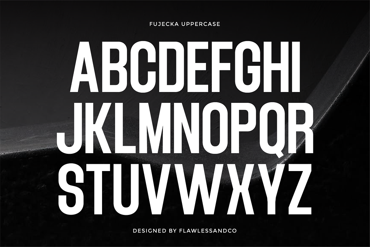 Fujecka - Condensed Sans Family Font, a Sans Serif Font by Flawless And Co (Photo 6 of 10)