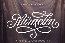Miraclin - Beautiful Calligraphy Fon