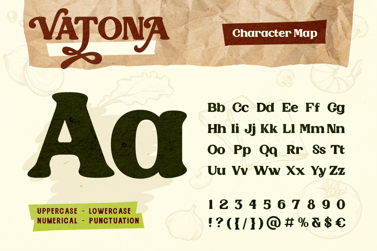 Vatona, a Serif Font by Burntilldead (Photo 2 of 12)