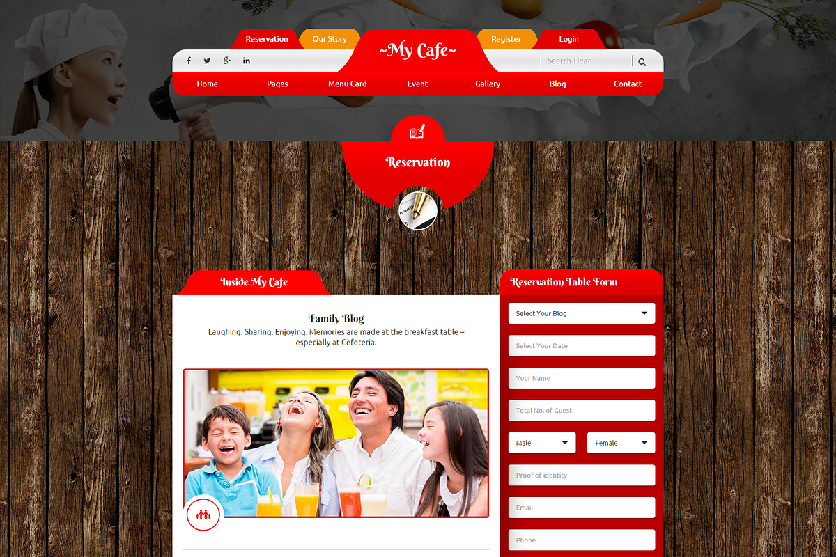 My Cafe Premium Restaurant HTML, a Websites & App Template by hsoft (Photo 5 of 5)