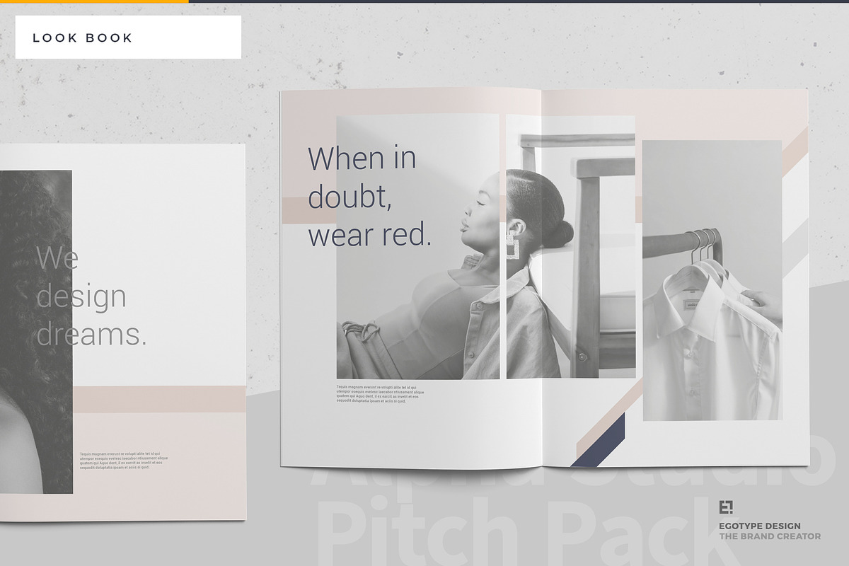 Calm Lookbook, a Brochure Template by Egotype (Photo 3 of 20)
