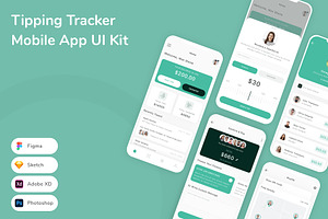 Tipping Tracker Mobile App UI Kit