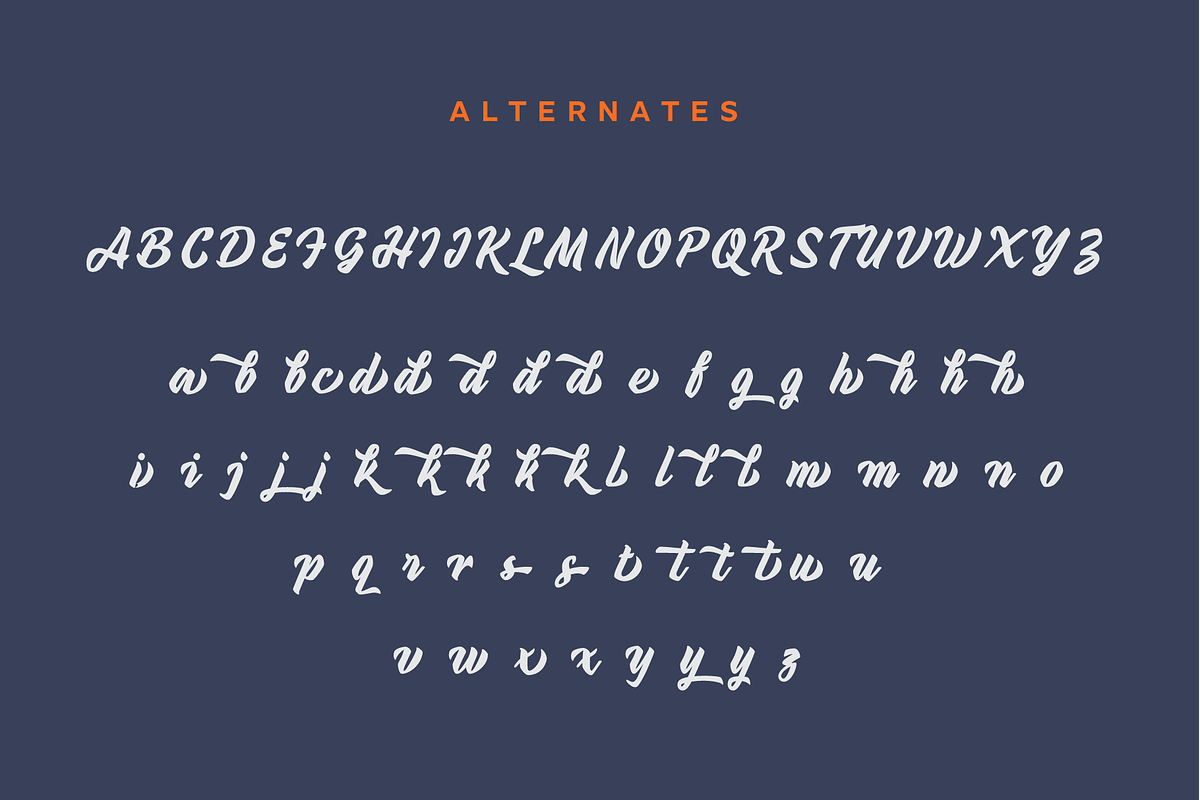 Urbax Script Font, a Script Font by Eko Bimantara (Photo 9 of 10)