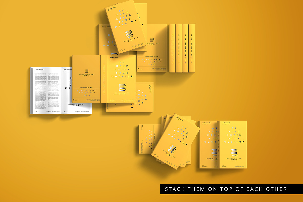 Book Mockup Scene Creator, a Print Template by pmvch (Photo 7 of 16)