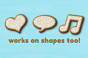 Cookie PSD Text Effect, an Action Add-On by Designdell (Thumbnail 3 of 4)