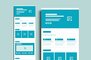 Wireframe Eommerce Product Page, a Wireframe Template by MightyDesign (Thumbnail 2 of 6)