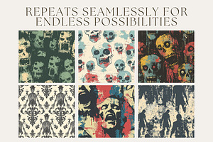 8 Apocalyptic Seamless Patterns