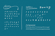 Bening, a Handwritten Font by Bluestudio (Thumbnail 7 of 8)