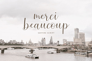 Saffire - Lovely Script Font