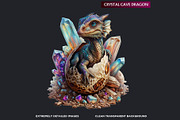 Newborn Dragons clipart set, an Animal Illustration by ThatsDesignArt (Thumbnail 3 of 10)