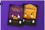Birthday Invitation Halloween Theme, a Templates & Theme by Neermana (Thumbnail 1 of 4)