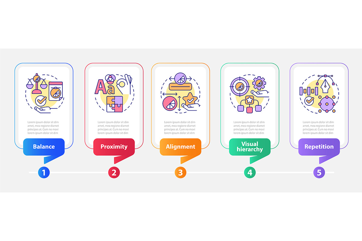 Graphic design principles template, a Templates & Theme by IMG Visuals