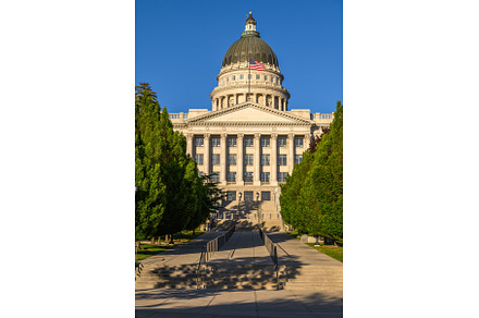 Utah State Capitol building on a, an Architecture Photo by Nick Fox