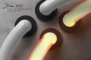 Neon alphabet kit, an Object Graphic by MiksKS (Thumbnail 6 of 11)